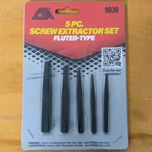 Screw extractor set